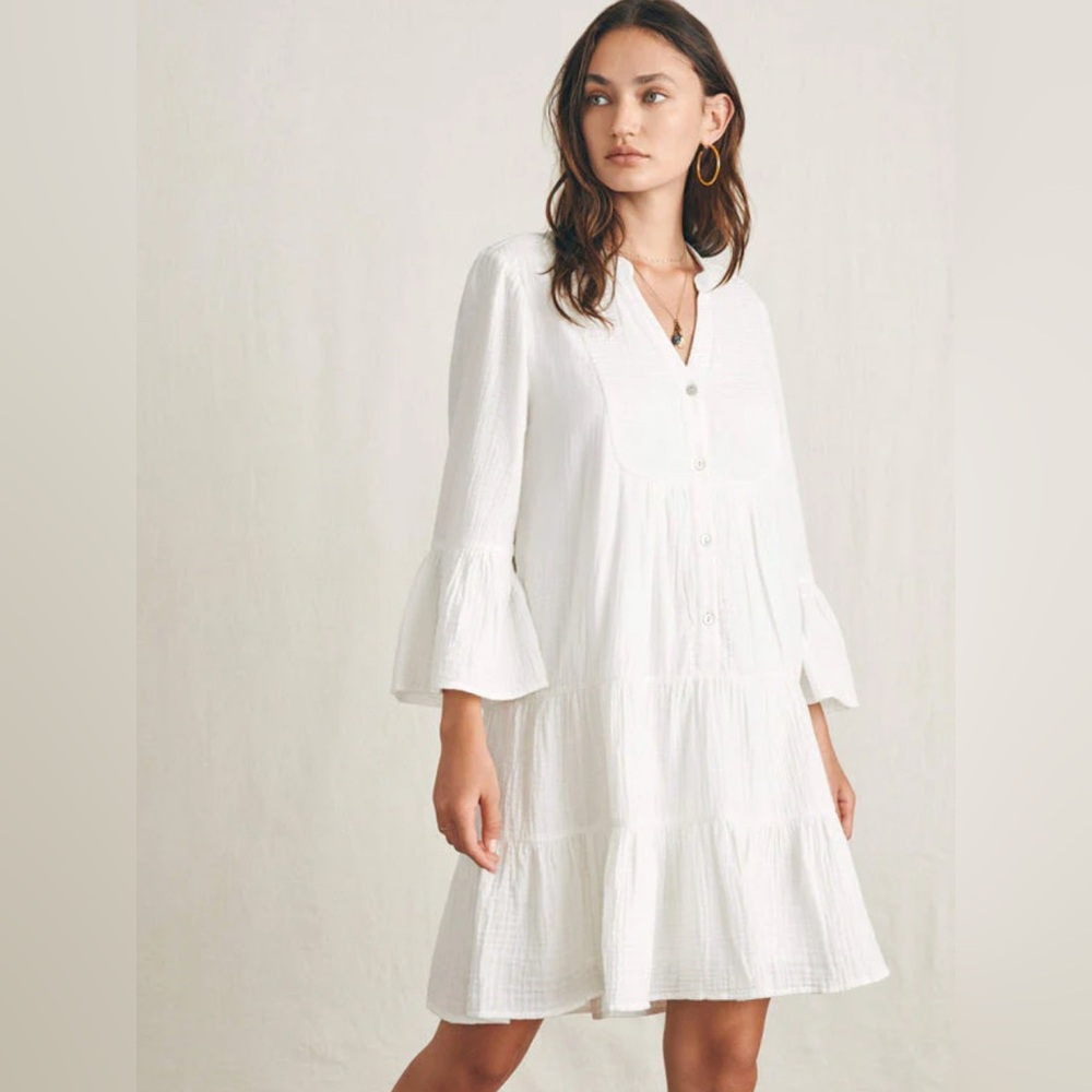 Faherty Dream Cotton Gauze Kasey Dress​​